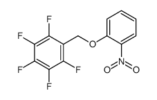 1,2,3,4,5-pentafluoro-6-[(2-nitrophenoxy)methyl]benzene Structure
