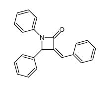 3-benzylidene-1,4-diphenylazetidin-2-one结构式