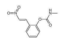 2-(2-nitrovinyl)phenyl methylcarbamate Structure