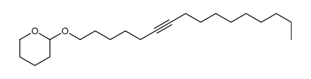 2-hexadec-6-ynoxyoxane结构式