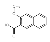 3-甲氧基-2-萘甲酸结构式