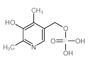 4-Deoxypyridoxine 5'-phosphate结构式