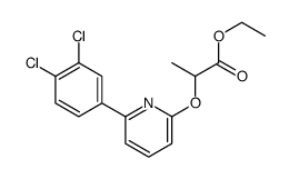 ethyl 2-[6-(3,4-dichlorophenyl)pyridin-2-yl]oxypropanoate Structure