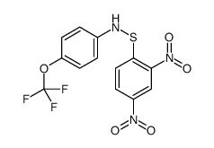 N-(2,4-dinitrophenyl)sulfanyl-4-(trifluoromethoxy)aniline Structure