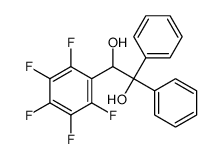 2-(2,3,4,5,6-pentafluorophenyl)-1,1-diphenylethane-1,2-diol Structure