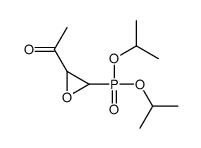 1-[3-di(propan-2-yloxy)phosphoryloxiran-2-yl]ethanone结构式