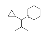 1-(1-cyclopropyl-2-methylpropyl)piperidine结构式