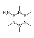 1,3,4,5,6-pentamethyl-1,3,5,2,4,6-triazatriborinan-2-amine结构式