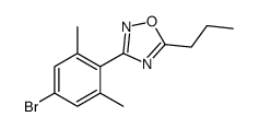 3-(4-bromo-2,6-dimethylphenyl)-5-propyl-1,2,4-oxadiazole Structure