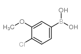 4-氯-3-甲氧基苯基硼酸结构式