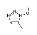 1-methoxy-5-methyltetrazole结构式