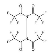 Acetic acid, trifluoro-, tris(trifluoroacetyl)hydrazide结构式