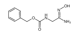 benzyl [2-amino-2-(hydroxyimino)ethyl]carbamate Structure