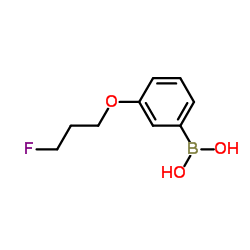 (3-(3-氟丙氧基)苯基)硼酸结构式