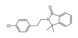 2-[2-(4-chlorophenyl)ethyl]-3,3-dimethylisoindol-1-one Structure