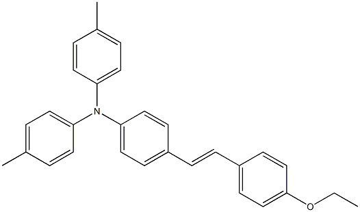 (E)-4-(4-ethoxystyryl)-N,N-di-p-tolylaniline Structure