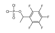 1-(1-dichlorophosphoryloxyethyl)-2,3,4,5,6-pentafluorobenzene结构式