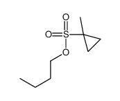 butyl 1-methylcyclopropane-1-sulfonate结构式