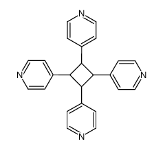 4,4',4'',4'''-(1,2,3,4-Cyclobutantetrayl)tetrakis(pyridin) Structure
