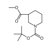 1-(tert-Butyl) 3-methyl (R)-piperidine-1,3-dicarboxylate Structure