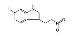1H-Indole, 6-fluoro-3-(2-nitroethyl)结构式