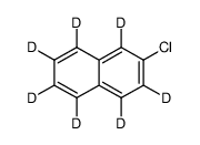 2-氯萘-D7结构式