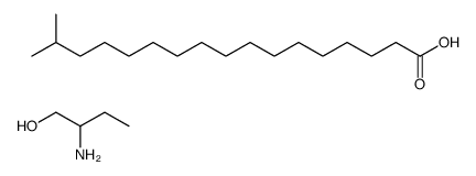 isooctadecanoic acid, compound with 2-aminobutan-1-ol (1:1) Structure