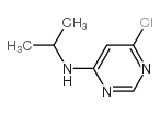 4-Chloro-6-isopropylaminopyrimidine Structure