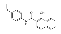 1-hydroxy-N-(4-methoxyphenyl)naphthalene-2-carboxamide结构式