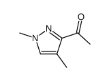 1-(1,4-dimethyl-1H-pyrazol-3-yl)-ethanone Structure