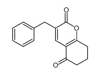 3-苄基-7,8-二氢-2H-色烯-2,5(6H)-二酮结构式