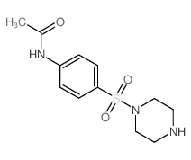 N-[4-(PIPERAZINE-1-SULFONYL)-PHENYL]-ACETAMIDE Structure