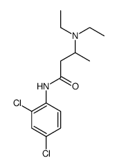 N-(2,4-dichlorophenyl)-3-(diethylamino)butanamide结构式