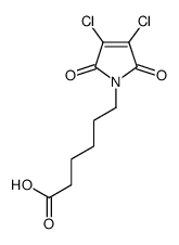 6-(3,4-dichloro-2,5-dioxopyrrol-1-yl)hexanoic acid Structure
