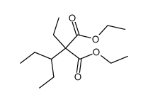 Ethyl(1-ethylpropyl)propanedioic acid diethyl ester结构式