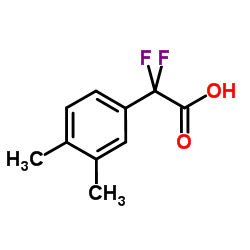 2-(3,4-dimethylphenyl)-2,2-difluoroacetic acid Structure