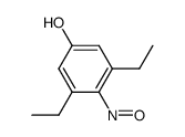 3,5-diethyl-4-nitrosophenol Structure