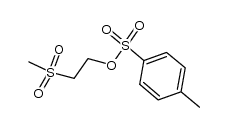 1-methanesulfonyl-2-(toluene-4-sulfonyloxy)-ethane结构式