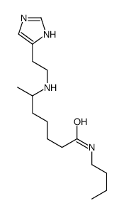 N-butyl-6-[2-(1H-imidazol-5-yl)ethylamino]heptanamide Structure
