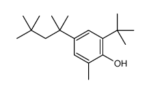 2-tert-butyl-6-methyl-4-(2,4,4-trimethylpentan-2-yl)phenol结构式