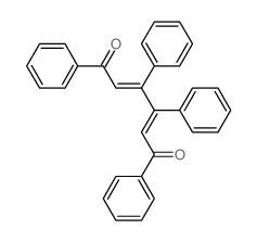 2,4-Hexadiene-1,6-dione,1,3,4,6-tetraphenyl- Structure