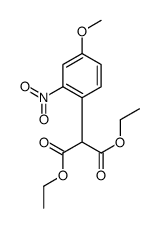 diethyl 2-(4-methoxy-2-nitrophenyl)propanedioate结构式