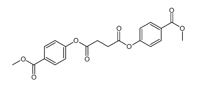 bis(4-methoxycarbonylphenyl) butanedioate结构式
