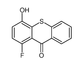 1-fluoro-4-hydroxythioxanthen-9-one结构式