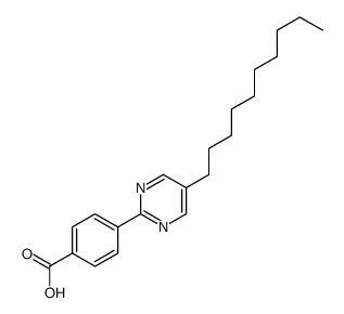 4-(5-decylpyrimidin-2-yl)benzoic acid Structure