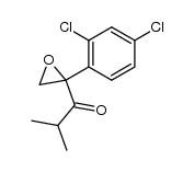 1-(2-(2,4-dichlorophenyl)oxiran-2-yl)-2-methylpropan-1-one结构式