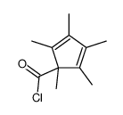 2,4-Cyclopentadiene-1-carbonyl chloride, 1,2,3,4,5-pentamethyl- (9CI) Structure