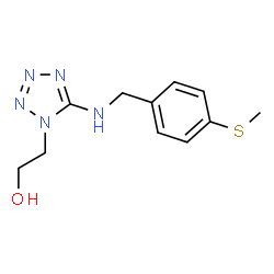 2-(5-{[4-(Methylsulfanyl)benzyl]amino}-1H-tetrazol-1-yl)ethanol结构式