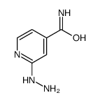 3-Pyridinecarboxamide,2-hydrazino-(9CI) Structure