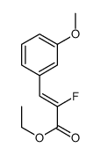 ethyl 2-fluoro-3-(3-methoxyphenyl)prop-2-enoate Structure